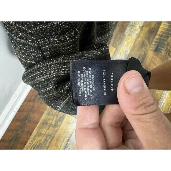 Anthropologie Moulinette Soeurs Dress Women Sz 4 Tweed Sheath Sleeveless - Picture 7 of 9